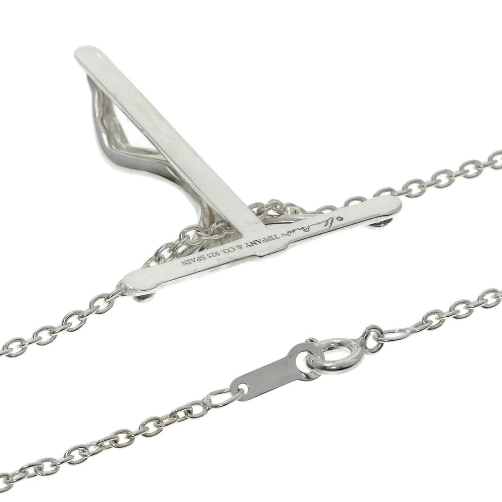 Tiffany Co Rosary Cross Necklace Sterling Silver
